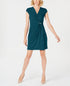 Petite Faux-Wrap Dress